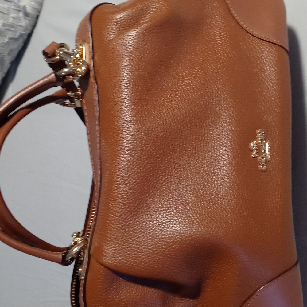 Maple brown handbag